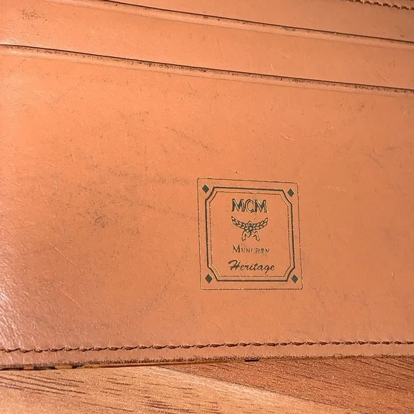 Authentic MCM Card Case In Visetos Original